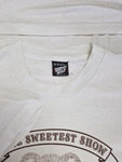 Vintage Screen Stars Shirt 80s Hershey Werbung "The Sweetest Show" Made In USA Weiß XL
