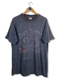 Vintage Oneita Shirt 1988 Jack Daniels Single Stitched Made In USA Schwarz/Grau XL