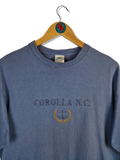 Vintage Stanley Michaels Shirt "Carolla N.C." Single Stitch Fade Blau L