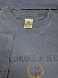 Vintage Stanley Michaels Shirt "Carolla N.C." Single Stitch Fade Blau L