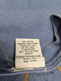 Vintage Stanley Michaels Shirt "Carolla N.C." Single Stitch Fade Blau L