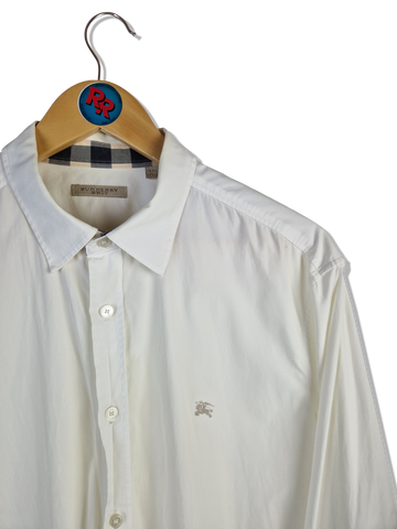 Burberry Business Hemd Casual Nova Check WeiB XXL RareRags