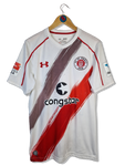 Under Armour Trikot FC ST. Pauli 2016-17 Auswärts #11 Aziz Bouhaddouz Congstar Weiß M