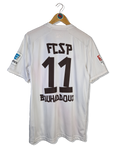 Under Armour Trikot FC ST. Pauli 2016-17 Auswärts #11 Aziz Bouhaddouz Congstar Weiß M