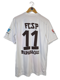 Under Armour Trikot FC ST. Pauli 2016-17 Auswärts #11 Aziz Bouhaddouz Congstar Weiß M