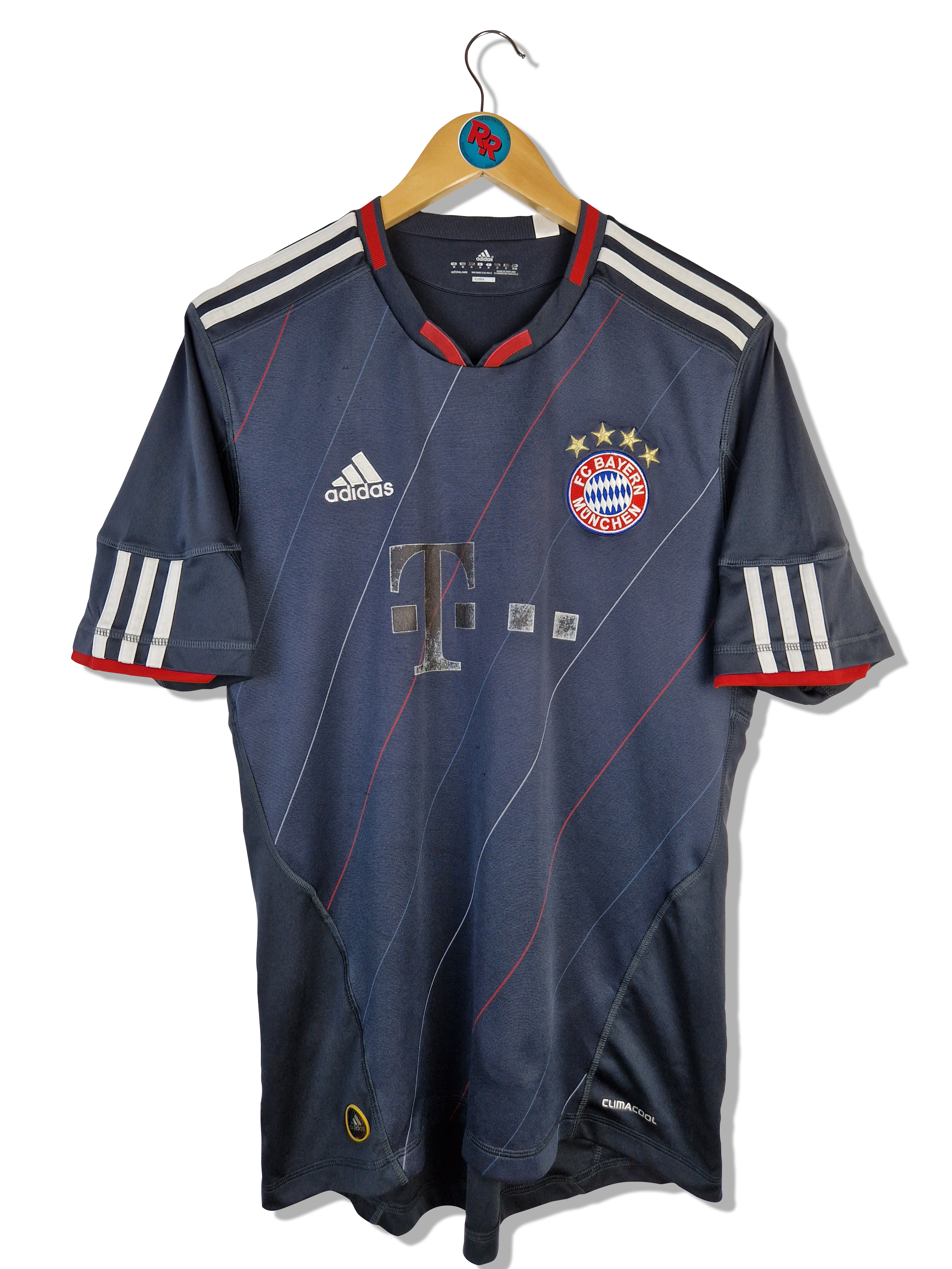 Adidas Trikot FC Bayern Europapokal 2010/11 Schwarz Grau M