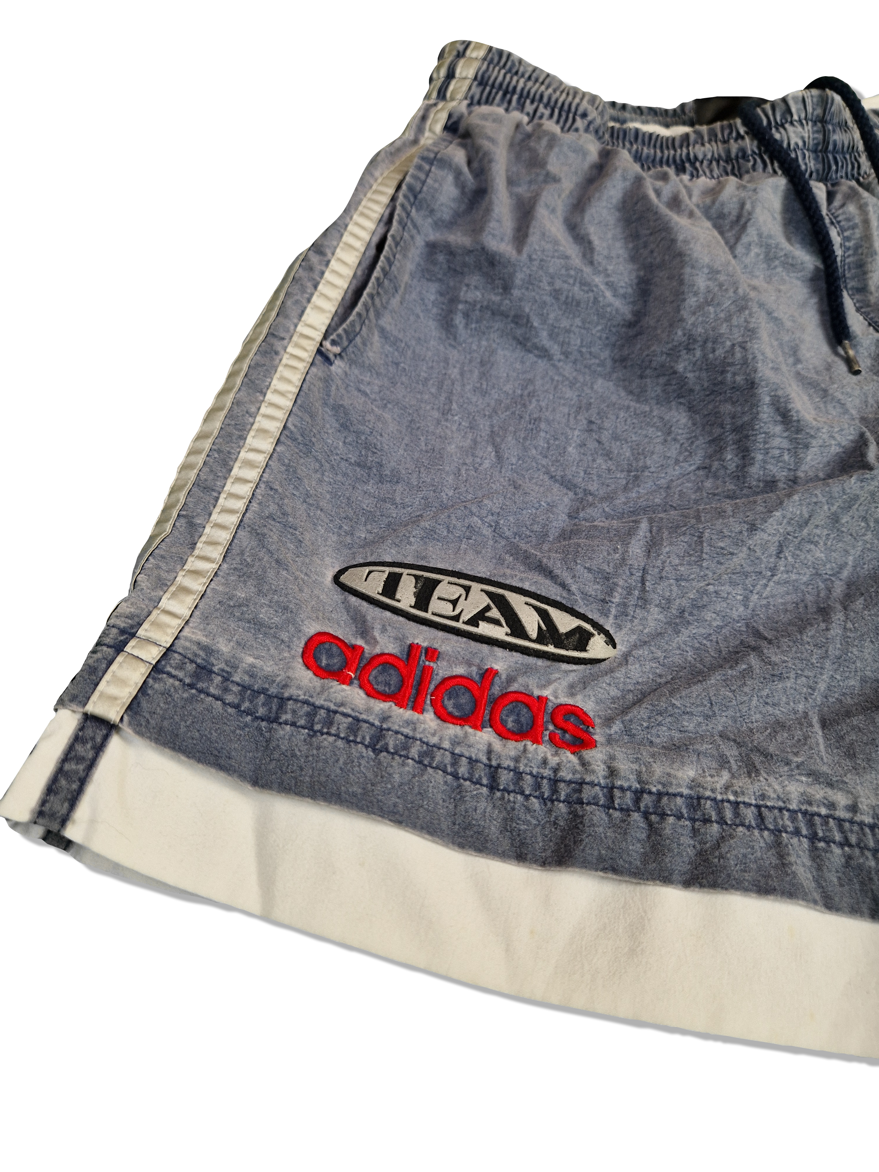 Vintage Adidas Shorts Team Grau (D4) S - RareRags