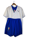 Puma Trikot + Shorts Set Auswärts 2006 Weiß Blau L
