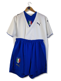 Puma Trikot + Shorts Italien 2006 Auswärts Weiß Blau XL