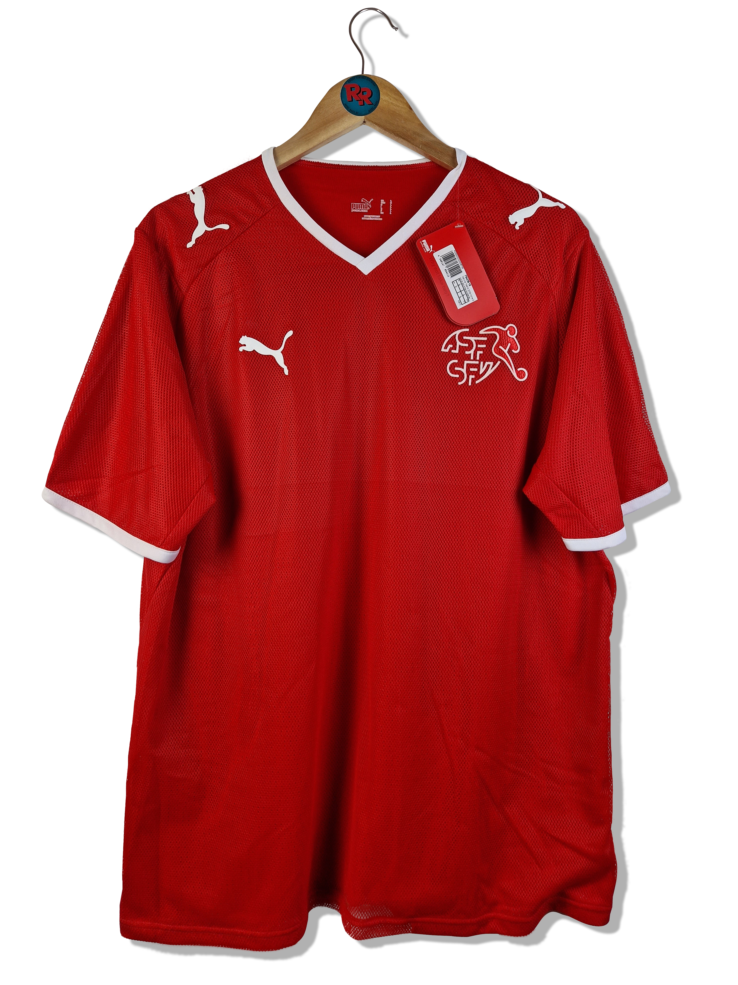 Puma Fußballtrikot Schweiz EM 2008 Deadstock Rot L