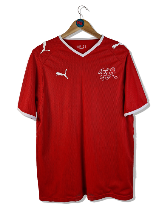 Puma Fußballtrikot Schweiz EM 2008 Rot Weiß M