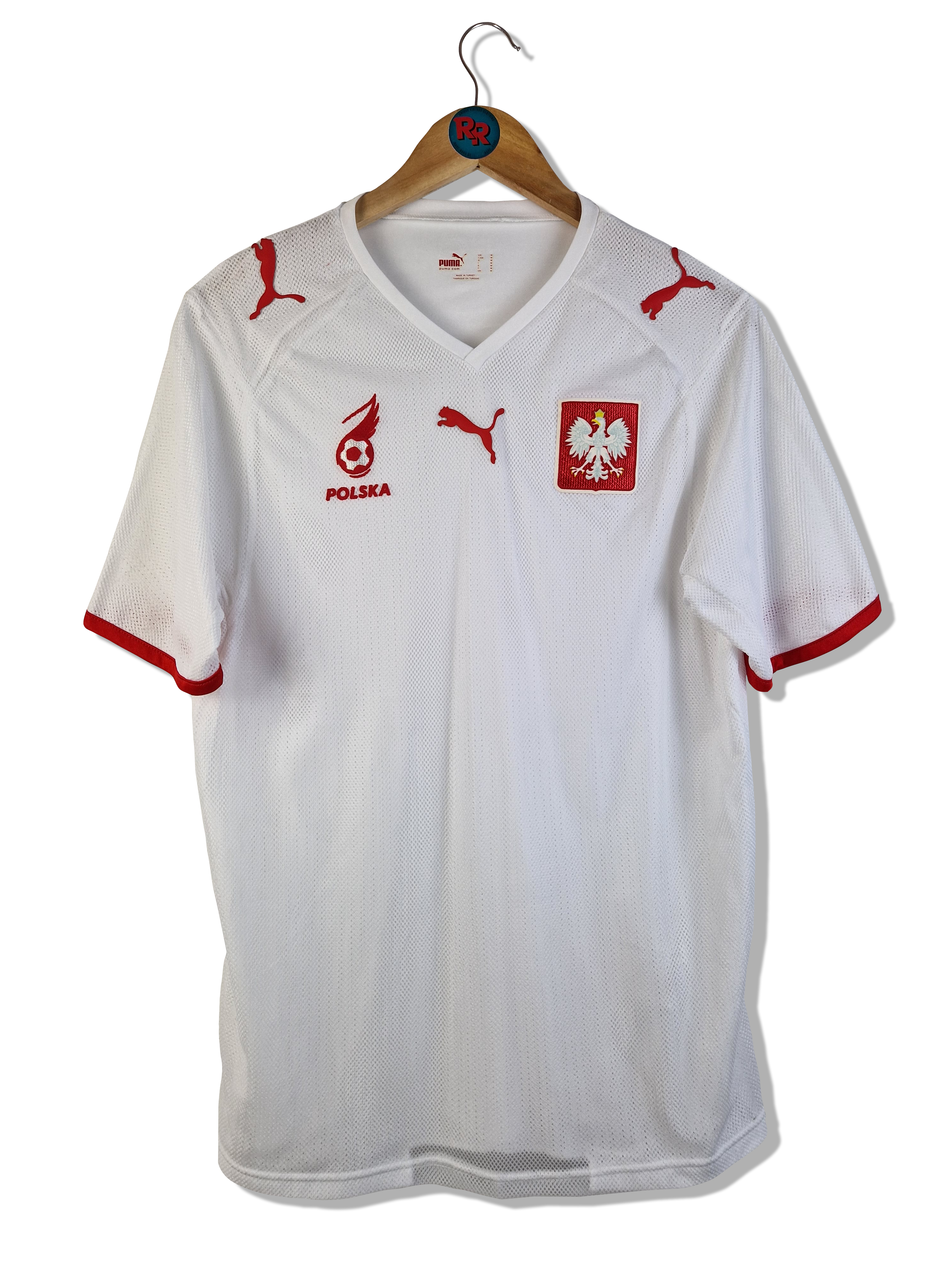 Puma Trikot Polen Heim 2007/08 Weiß Rot M