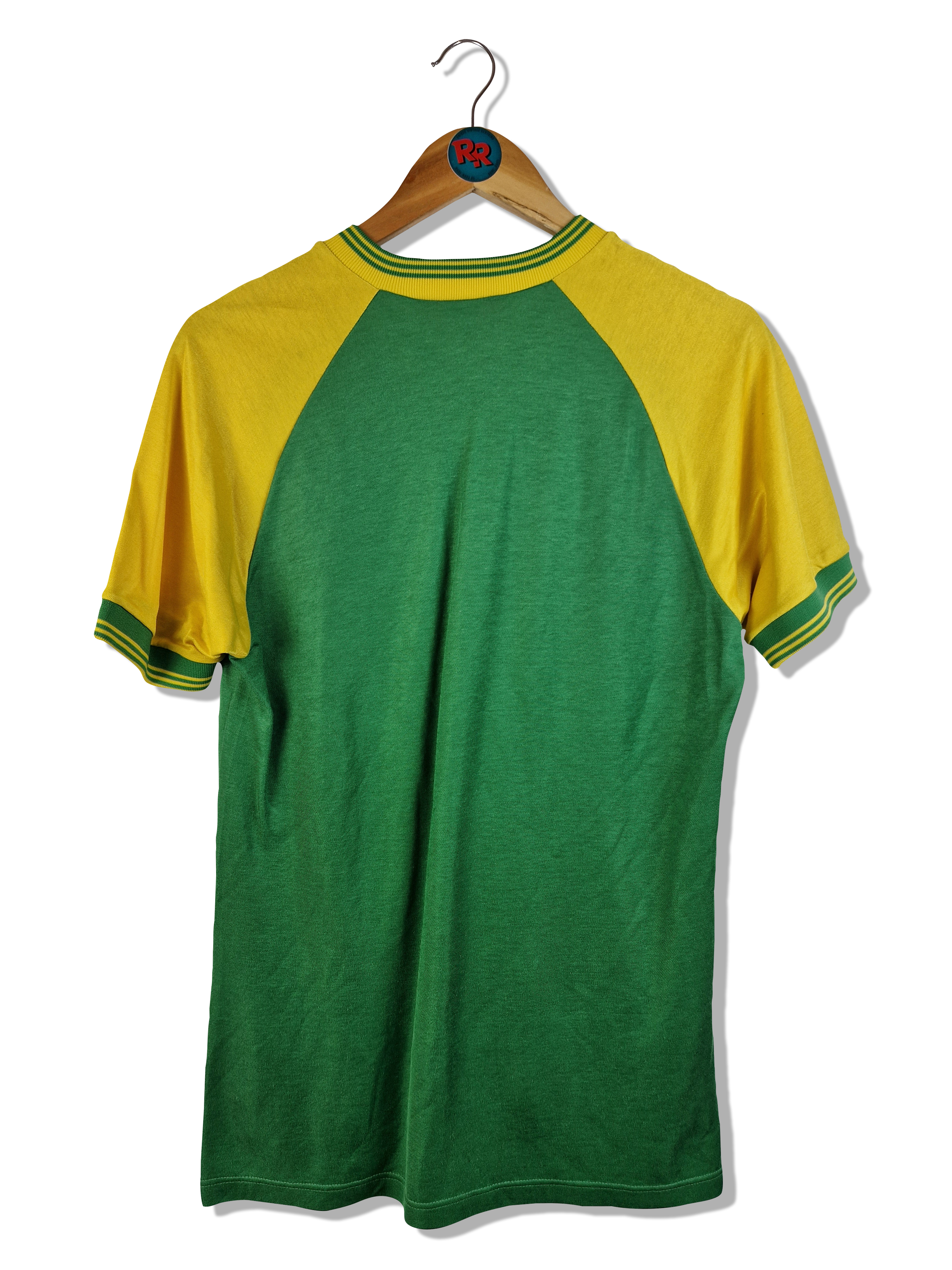 Vintage Erima Trikot 80s Brasilien Farben Made In West Germany Grün Gelb M