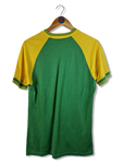Vintage Erima Trikot 80s Brasilien Farben Made In West Germany Grün Gelb M