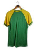 Vintage Erima Trikot 80s Brasilien Farben Made In West Germany Grün Gelb M