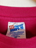 Vintage Hanes Shirt "Rio Las Vegas" Single Stitch Made In USA Pink L