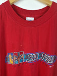 Vintage Princess Shirt "San Juan, Puerto Rico" Single Stitch Rot L-XL