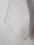 Vintage Hanes Shirt 80s Fifty-Fifty "Monterey" Single Stitch Made In USA Gold Glitzer Weiß L