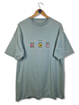 Vintage Shirt "Colorado" Bestickt Single Stitch Fade Mint Grün L-XL