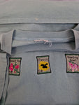 Vintage Shirt "Colorado" Bestickt Single Stitch Fade Mint Grün L-XL