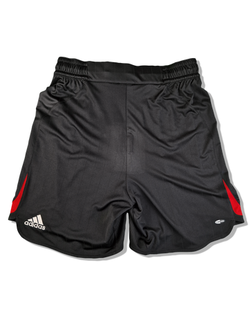 Black soccer adidas shorts sales