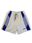 Vintage Adidas Shorts Made In England Basic Weiß Blau (D7) L-XL