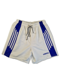 Vintage Adidas Shorts Made In England Basic Weiß Blau (D7) L-XL