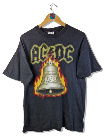 ACDC Shirt European Tour 2001 Single Stitched Schwarz XL