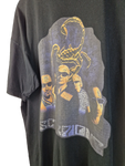 Vintage B&C Shirt Scorpions Frontprint Schwarz XL