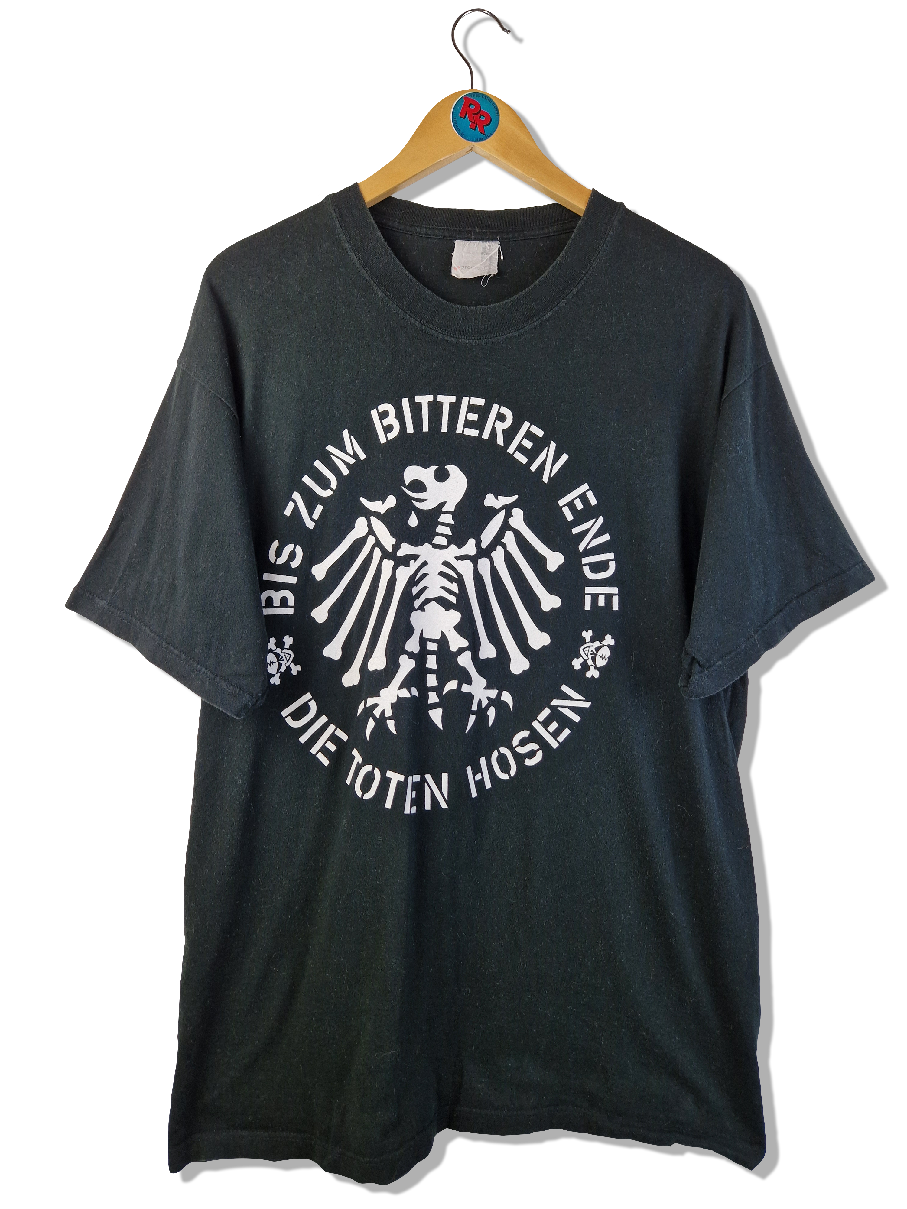 Vintage Promodoro Shirt Die Toten Hosen "Bis zum bitteren Ende" 1987 Schwarz XL - RareRags