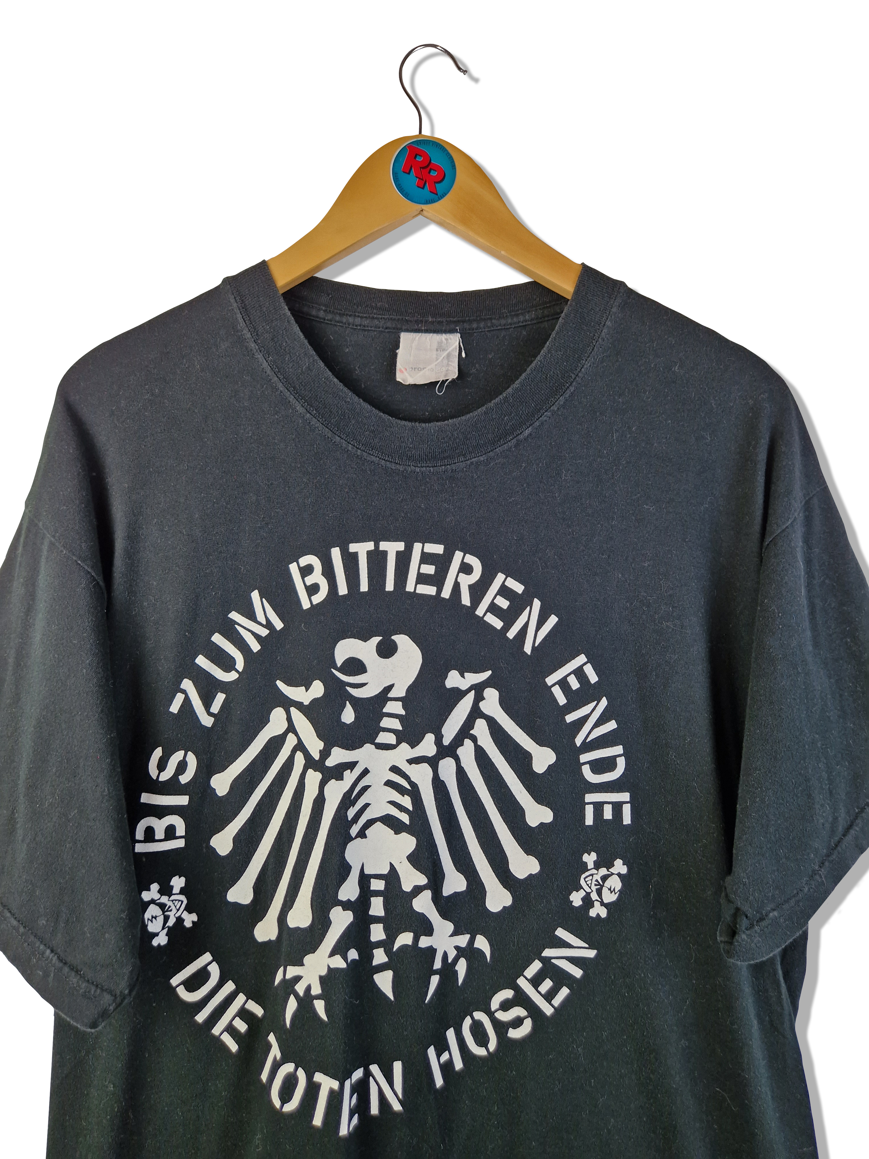 Vintage Promodoro Shirt Die Toten Hosen "Bis zum bitteren Ende" 1987 Schwarz XL - RareRags