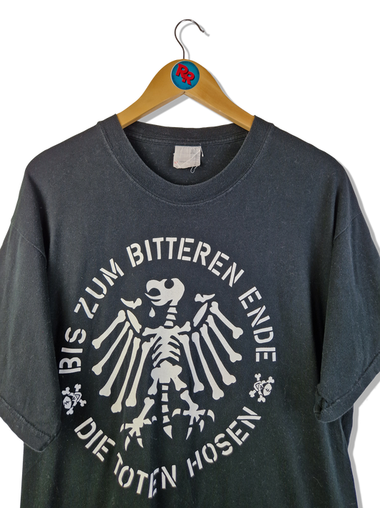 Vintage Promodoro Shirt Die Toten Hosen "Bis zum bitteren Ende" 1987 Schwarz XL