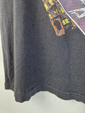 Rare! Vintage Hanes Shirt Led Zeppelin Zoso Single Stitched Made In USA Schwarz L