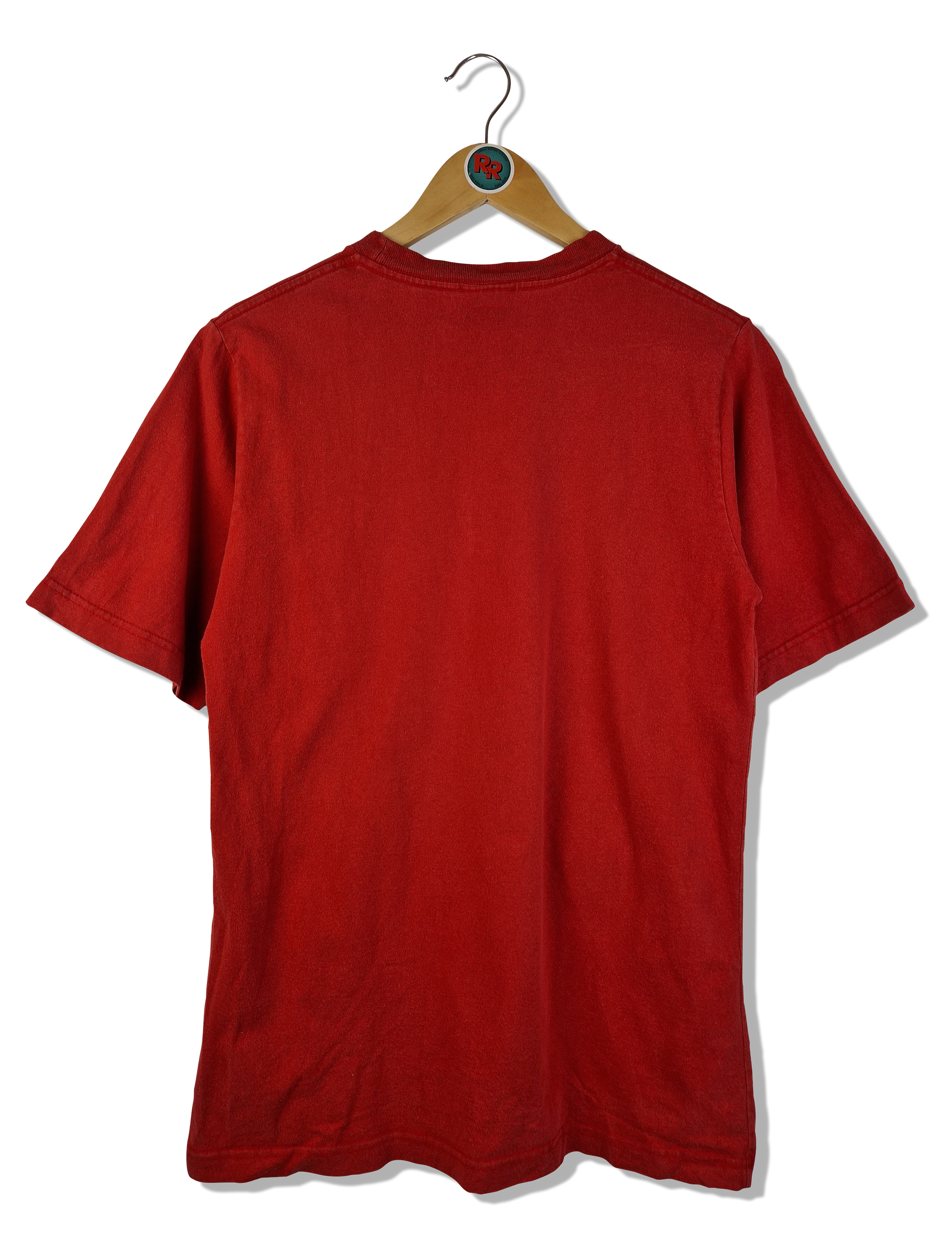 Vintage Adidas Shirt "3 Stripes Brand" Made In Canada Rot (Youth XL) M-L - RareRags