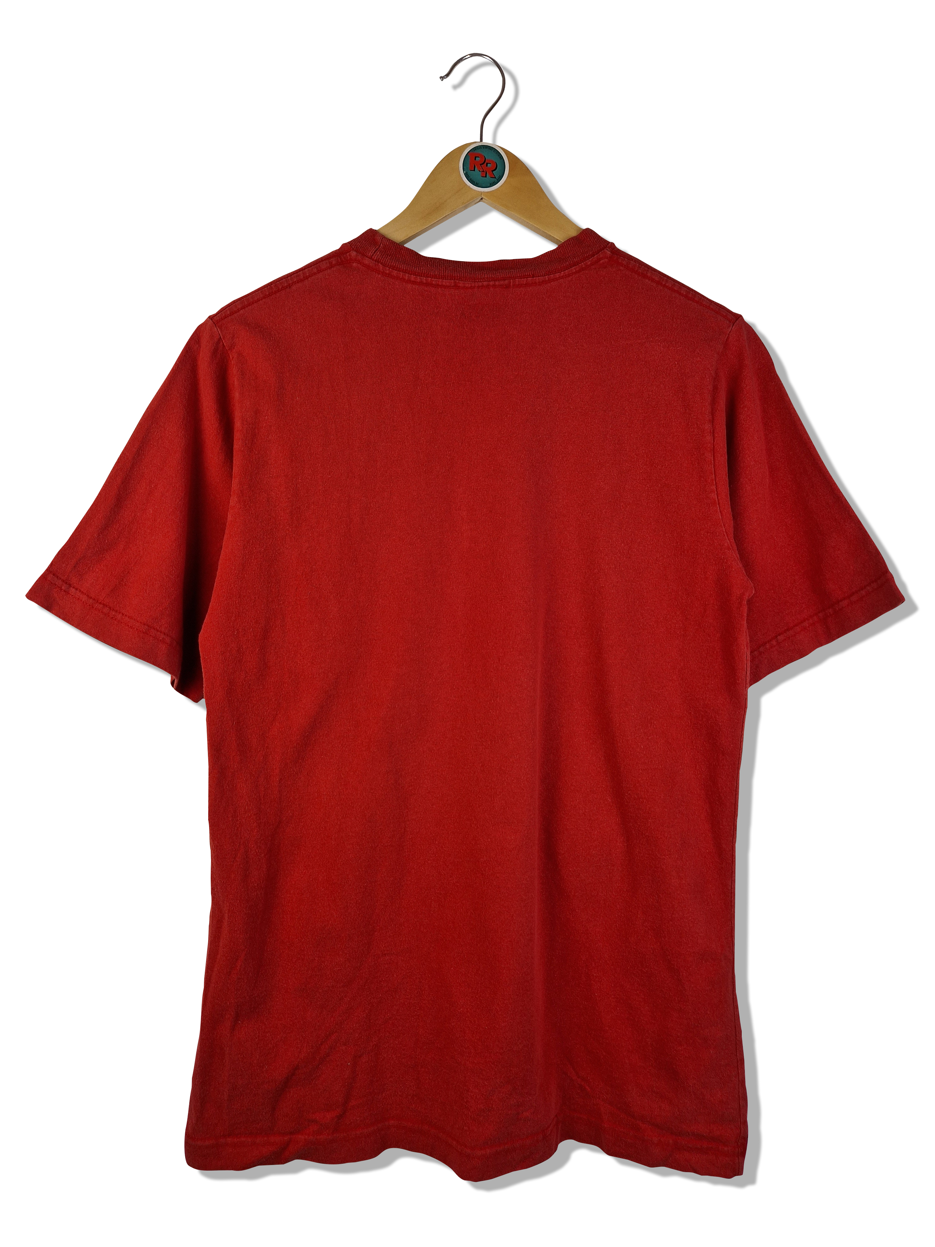 Vintage Adidas Shirt "3 Stripes Brand" Made In Canada Rot (Youth XL) M-L - RareRags