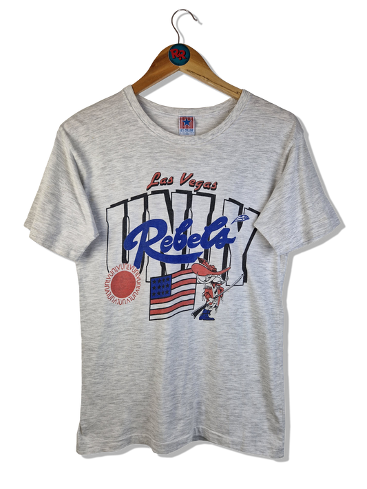 Vintage US College Collection Shirt Las Vegas Rebels Football Single Stitched Made In Korea S-M