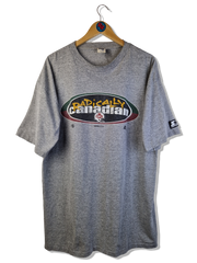 Vintage Starter Shirt CFL Football Single Stitched Made In Canada Grau XL - RareRags
