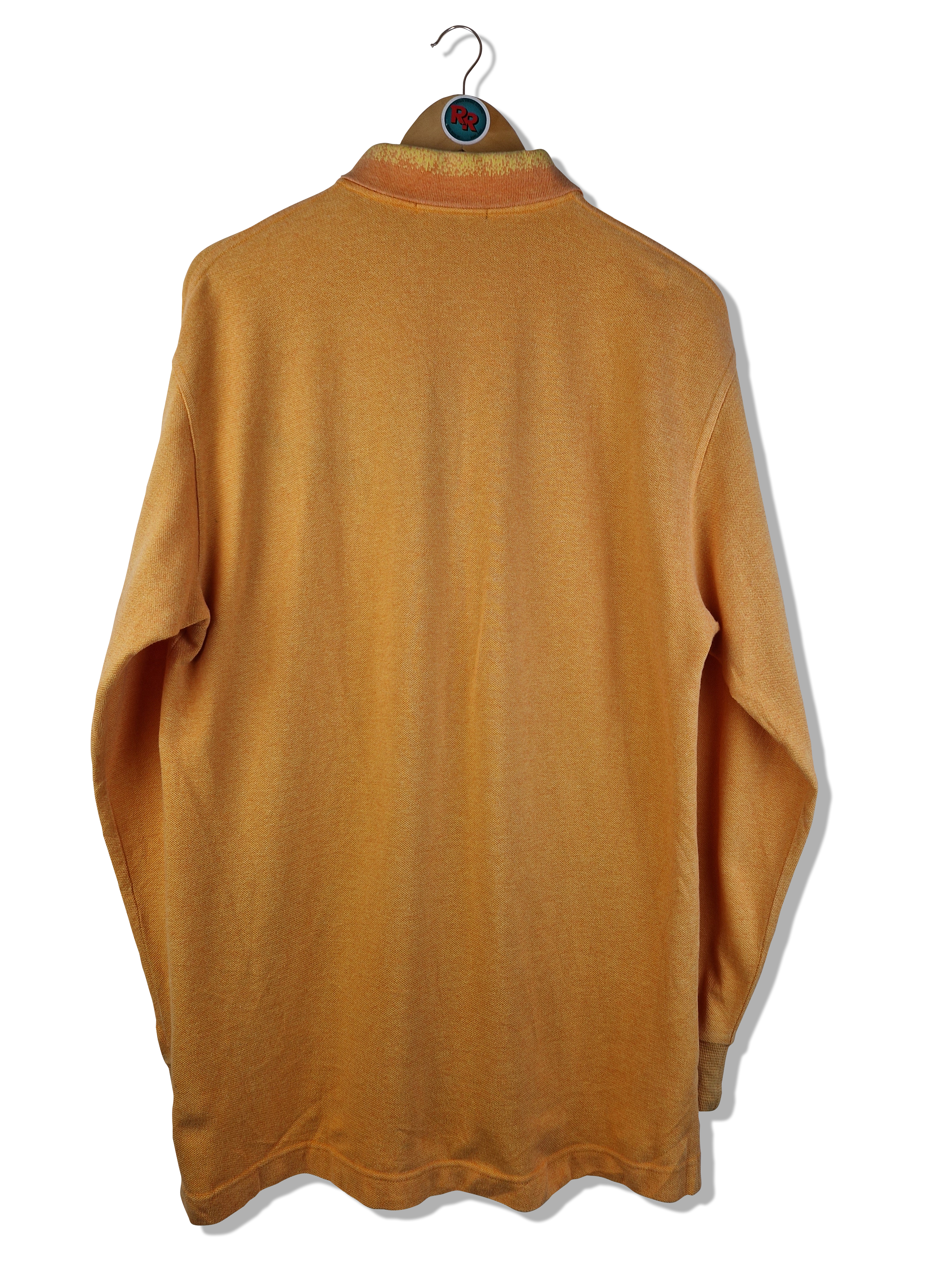 Vintage Kenzo Golf Poloshirt Langarm Orange (4) M-L