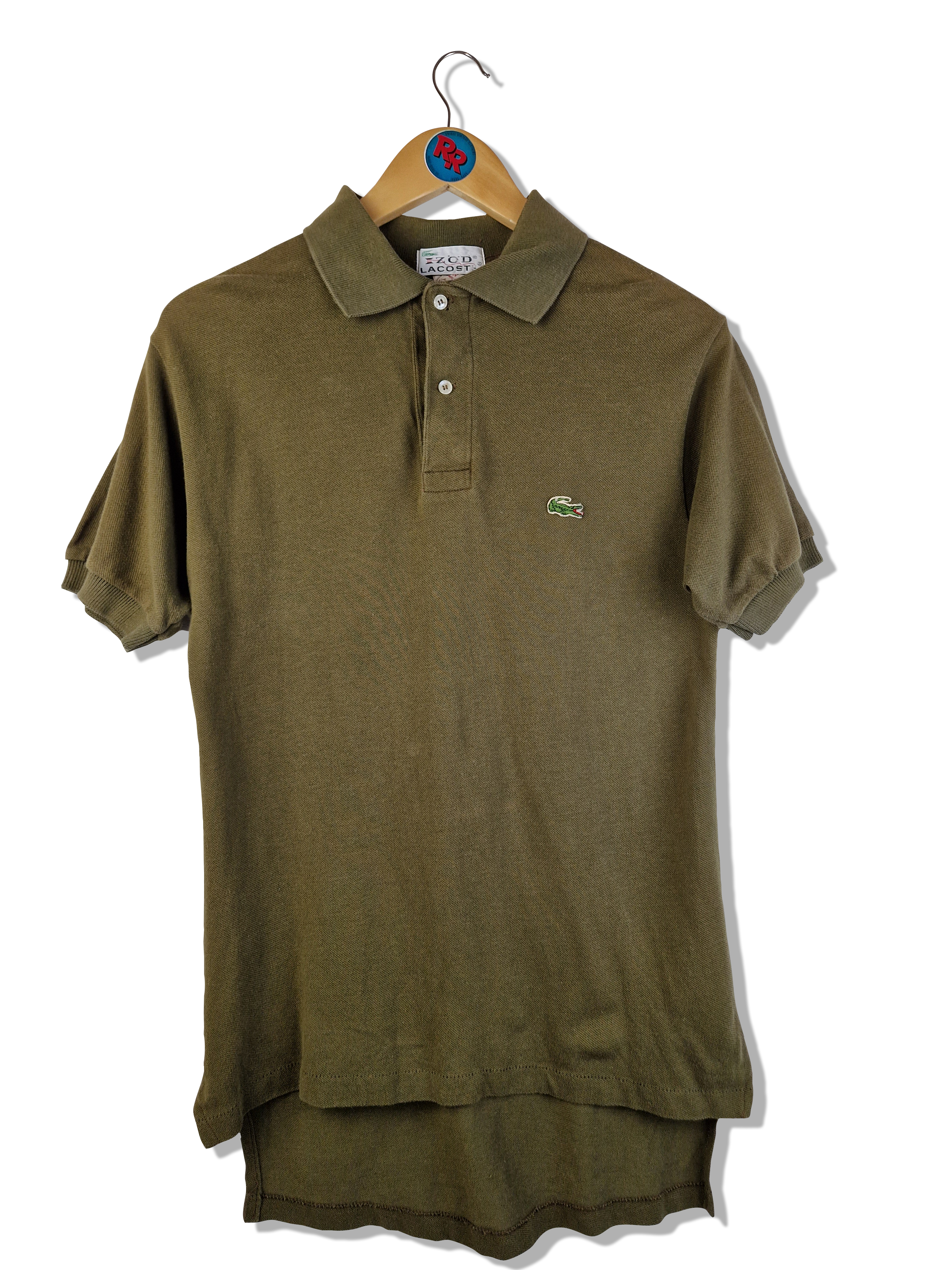 Vintage Izod Lacoste Poloshirt 70s/80s Basic Made In USA Braun S-M