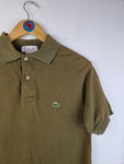 Vintage Izod Lacoste Poloshirt 70s/80s Basic Made In USA Braun S-M