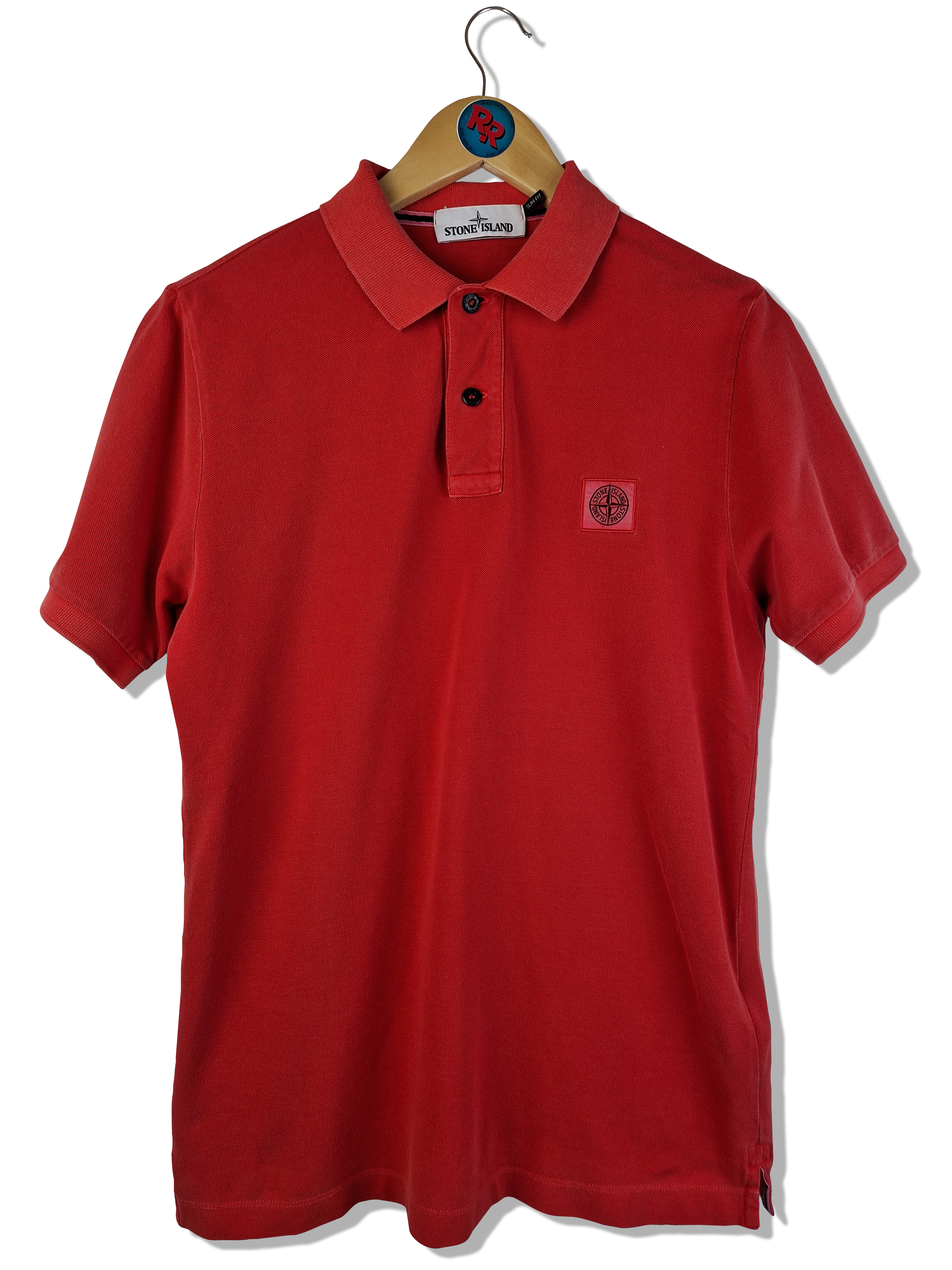 Stone Island Poloshirt Slim Fit Basic Rot M