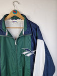 Vintage Reebok Sportanzug Bestickt Grün XXL