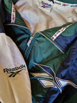 Vintage Reebok Sportanzug Bestickt Grün XXL