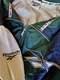 Vintage Reebok Sportanzug Bestickt Grün XXL