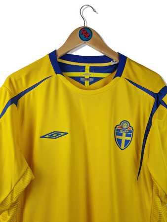 Umbro Trikot Schweden 2006 Gelb Blau XL