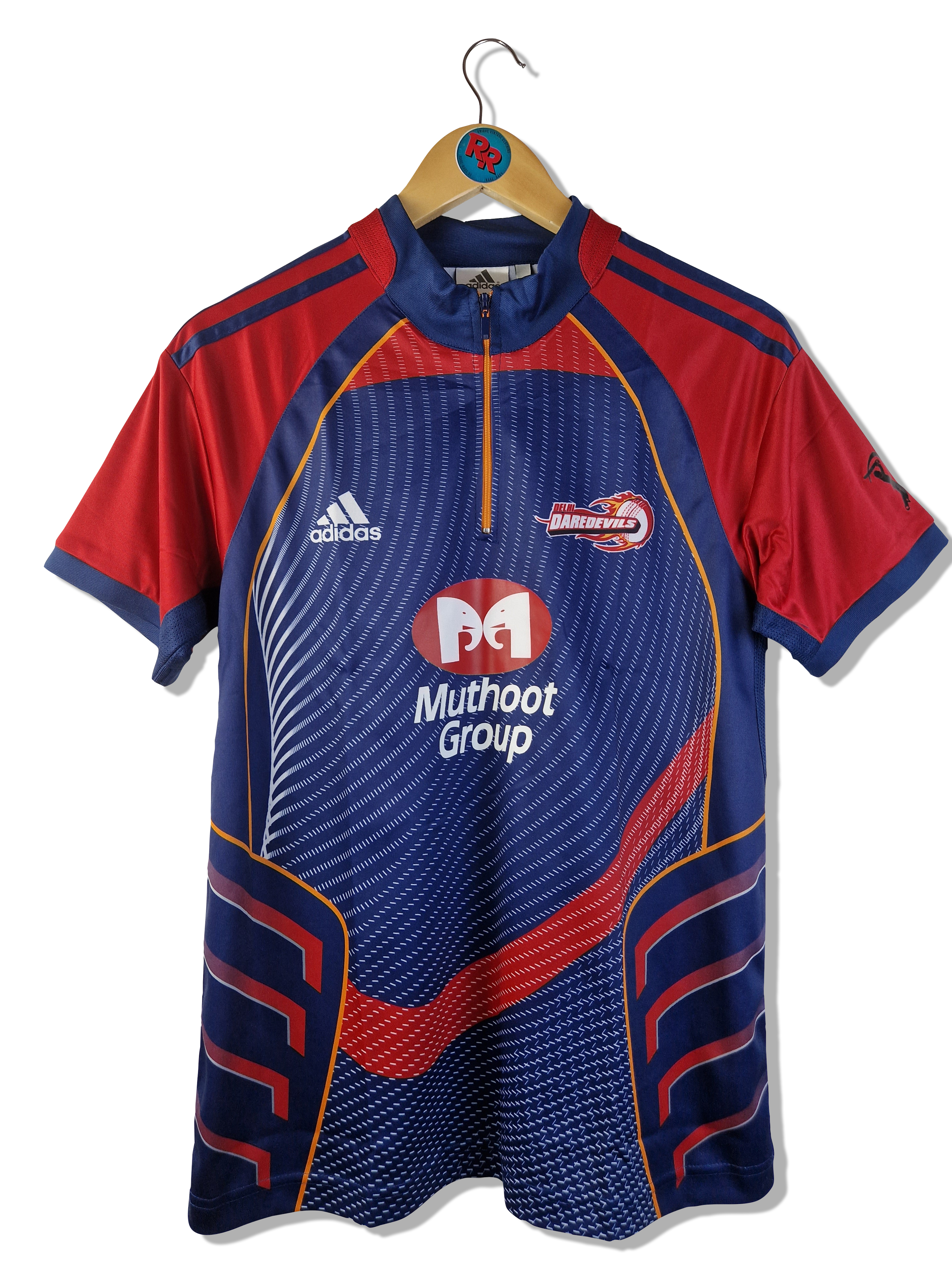 Adidas Trikot Dehli Daredevils Muthoot Group Cricket 2011 Blau Rot S-M