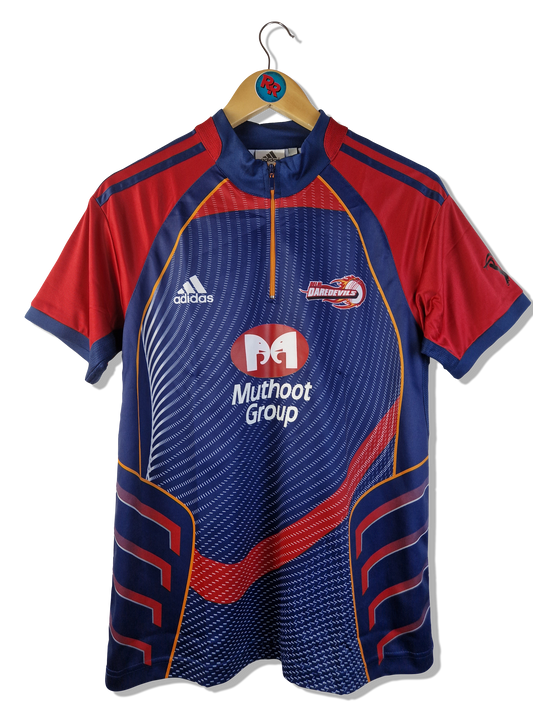 Adidas Trikot Dehli Daredevils Muthoot Group Cricket 2011 Blau Rot S-M