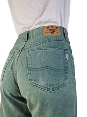Vintage Mustang Jeans Made In Germany High Waist Grün 33/34