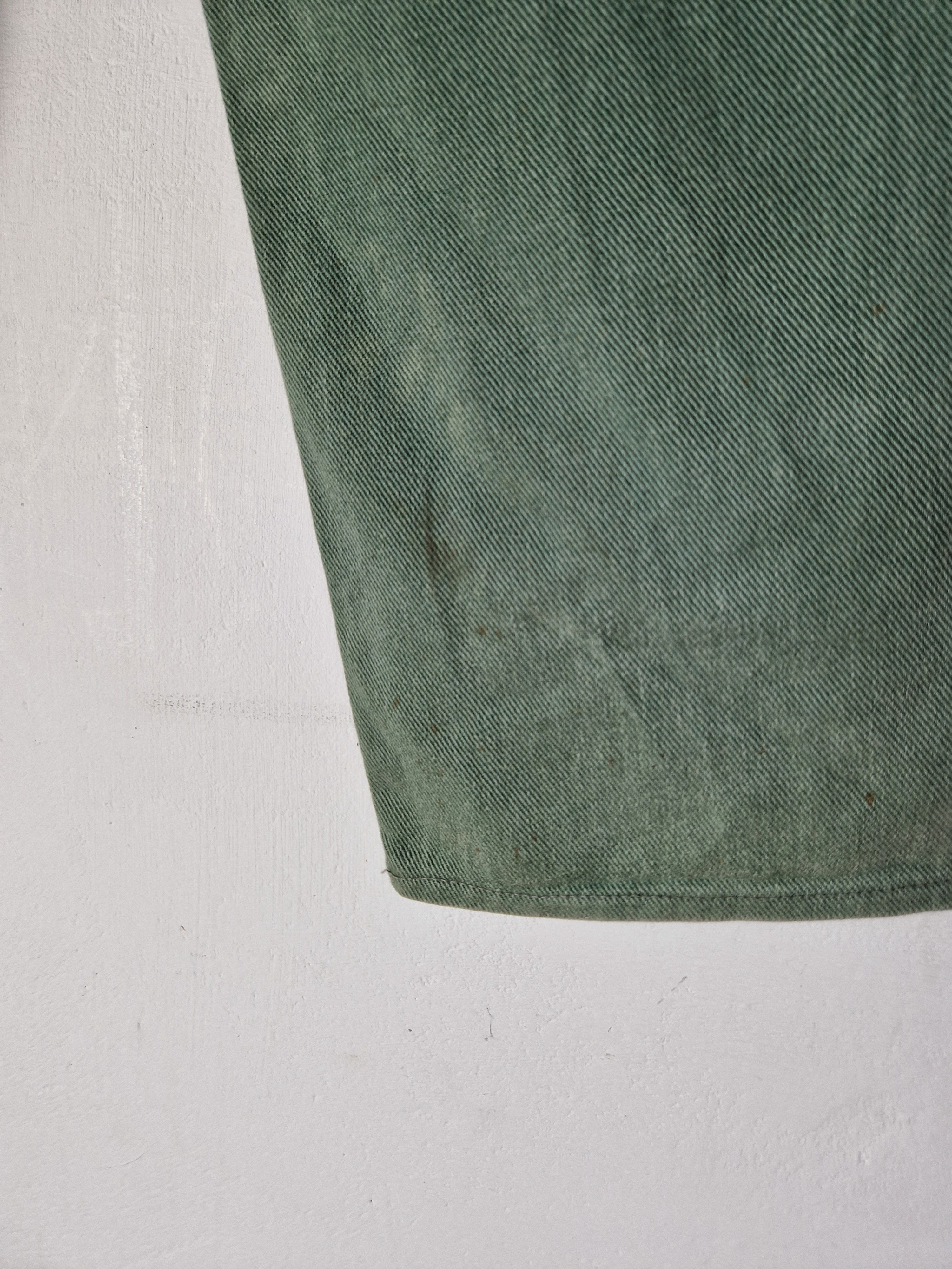 Vintage Mustang Jeans Made In Germany High Waist Grün 33/34