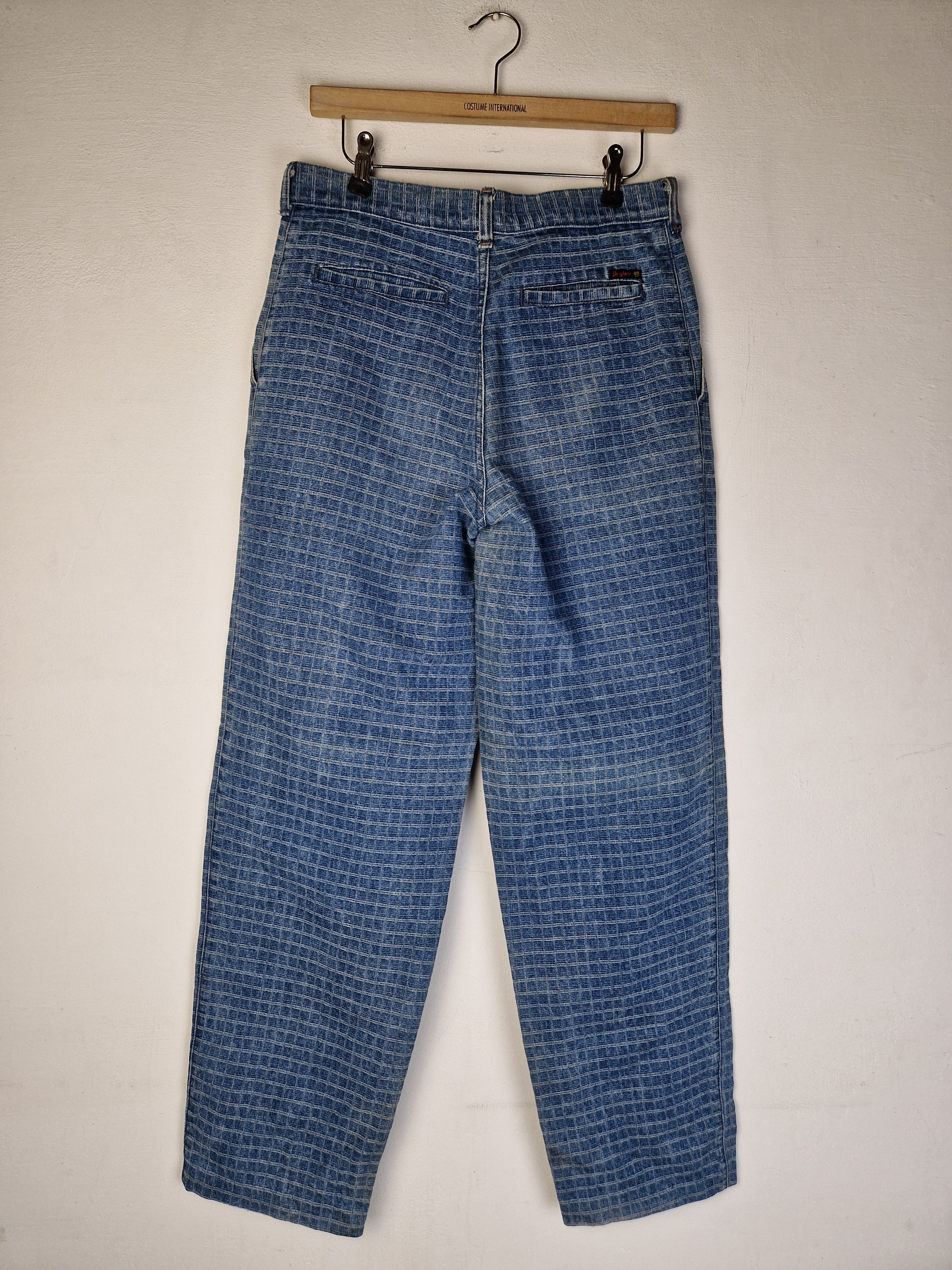 Vintage Jinglers By C&A Jeans Karo Optik Hellblau 30/34